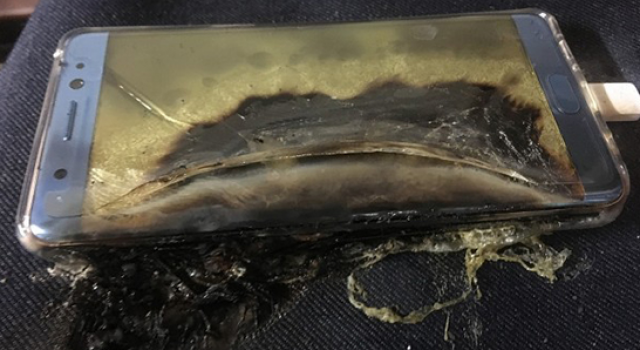 智障!合肥19岁小伙偷三星Note7 还没转手就自燃了