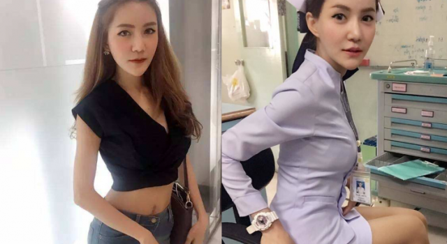 泰国护士因过于性感被迫辞职 护士服挡不住好身材