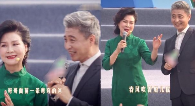 周炜与闫淑萍合唱,脸红害羞比女方显老,结婚20年老婆不会做饭