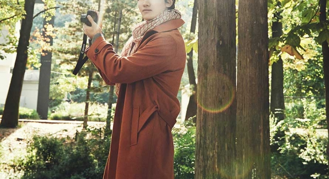 东方神起沈昌珉冬季写真 暖阳之下美男如画
