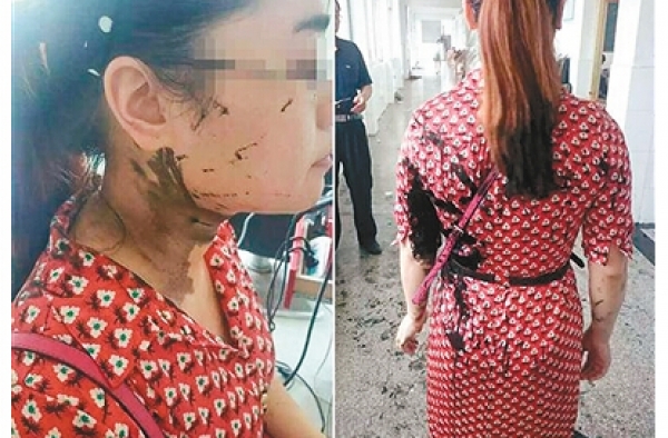 女生作弊被抓向老师泼墨报复：我爸是北所副所长