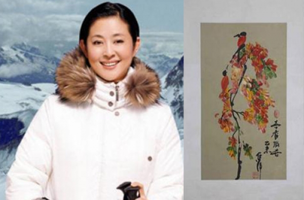 倪萍画作拍天价超一线画家 主持人转型当画家