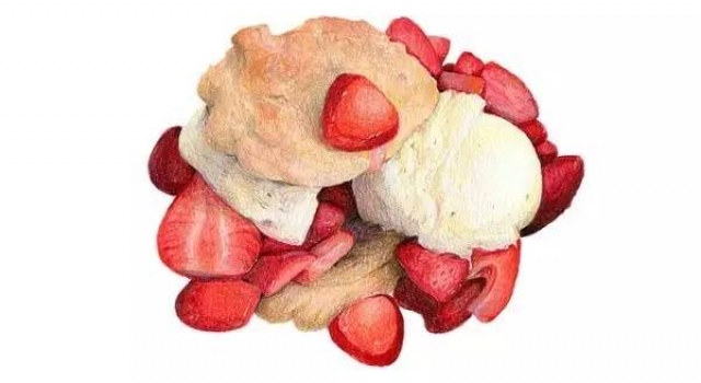 美国Kendyll Hillegas的艺术创作 日常美食插画作品