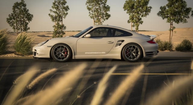 银色大眼青蛙 保时捷997Turbo轮毂改装