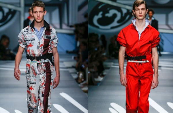 Prada2018春夏男装系列 漫画和插画的运用更具现代感