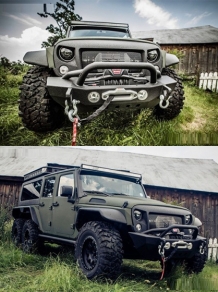 JeepWrangler6x6改装 外观霸气秒杀奔驰G63 AMG