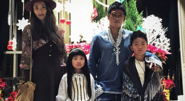 曹格儿子Joe长高不少 俨然是未来的长腿欧巴