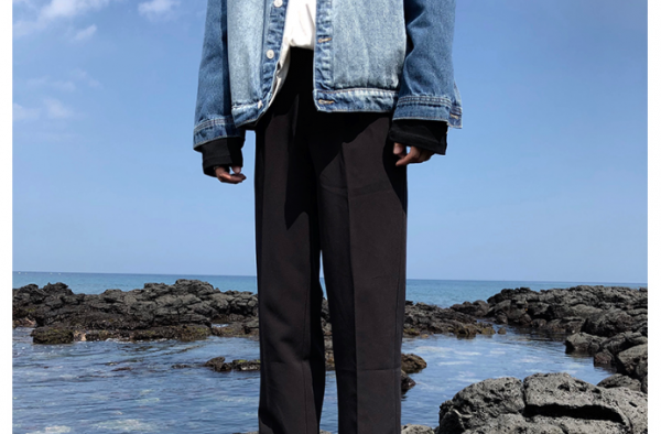 穿上显高显瘦阔腿裤 包你成为三七分的长腿欧巴