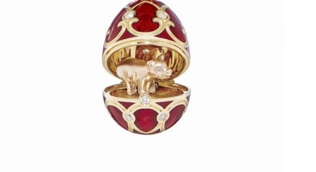 Faberge法贝热推出2019中国农历己亥年限量版腕表吊坠