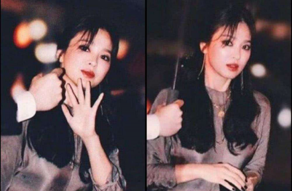 宋慧乔烟熏妆 素颜女神也hold不住烟熏妆一言难尽