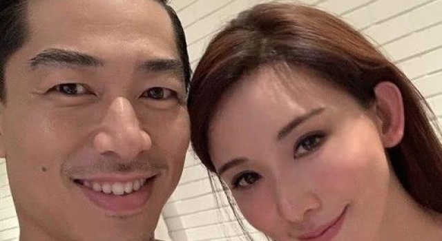林志玲夫妇穿情侣装合体 忍痛陪老婆工作 网友：羡慕了