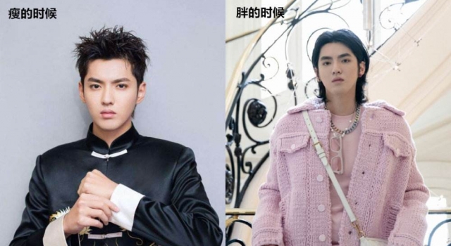 吴亦凡瘦了 明星的胖都是闹着玩 大碗宽面重回颜值巅峰