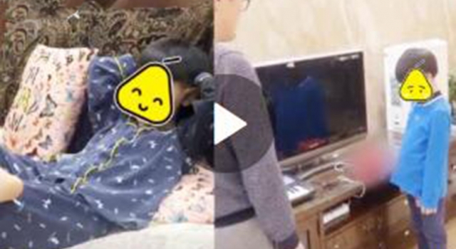 东北老爸用噪音花式催儿子上课 网友：这届家长太难带