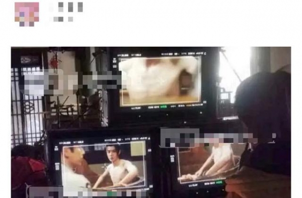 王一博《有翡》路透，为贴近角色控制体重，瘦弱无力惹人怜爱