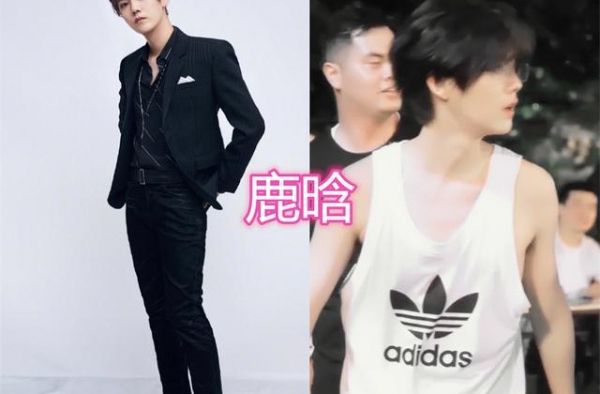 男星穿运动背心有多潮？鹿晗文艺风，看到肖战张艺兴：反差爱了
