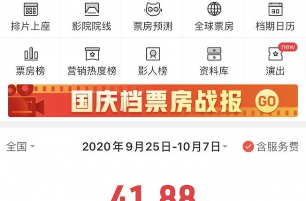 国产电影交锋，国庆档票房突破40亿元