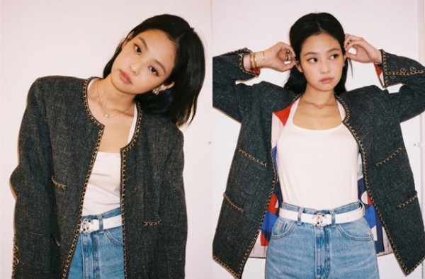 Jennie、王一博都爱的小香风，这样穿太太高级了