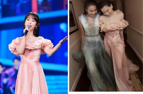 女明星又开始缝礼服了