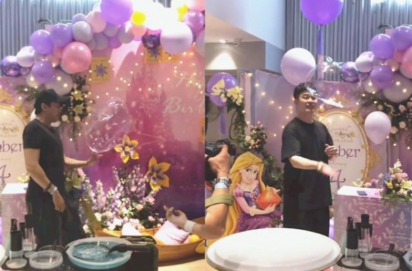陈赫包游乐场为女儿庆生，记录与孩子玩耍过程，被指卖好爸爸人设
