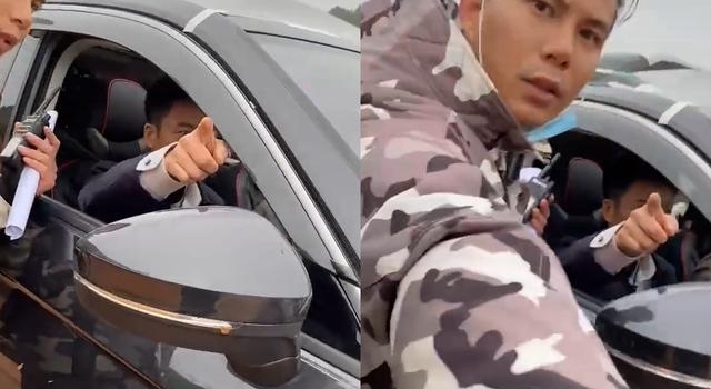 刘奕君手指镜头拒拍摄，助理一把推开路人，被指刘德华都没他大牌