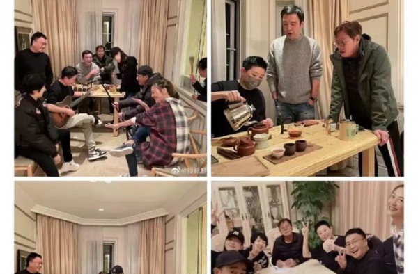 67岁钟镇涛，上海家中私人聚会，网友：香港明星都来内地安家了