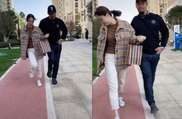 演员晋松罕晒老婆，娇妻身材傲人颜值高，感叹自己能有这样的对象