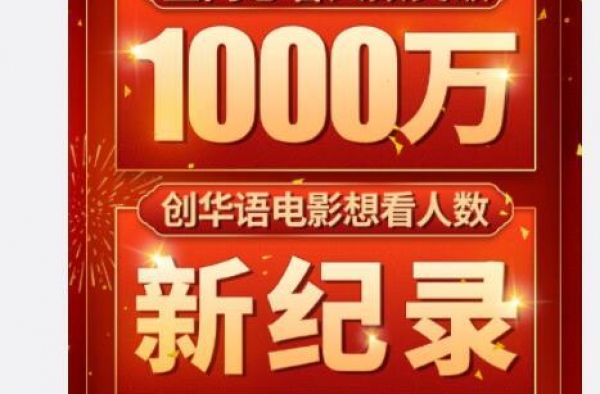 首部“想看人数”破千万电影诞生《唐人街探案3》再创影史新纪录
