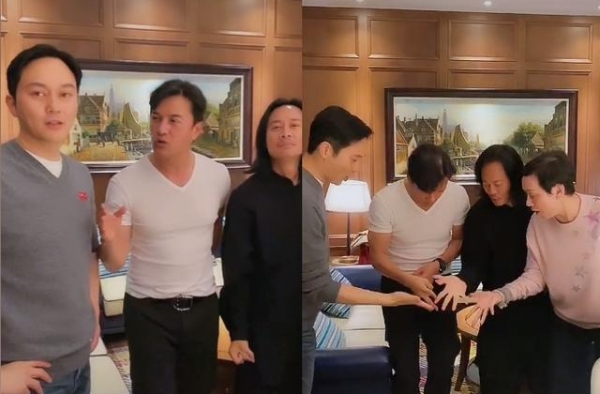 吕良伟聚会显沧桑，与张智霖状态差太多，娶小15岁娇妻身家过亿