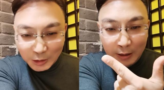 歌手陈少华罕露面，发根稀疏大脑门明显，行事太飘曾被人砍掉下巴
